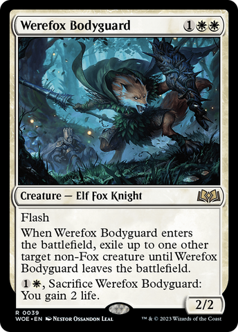 Werefox Bodyguard [Wilds of Eldraine]