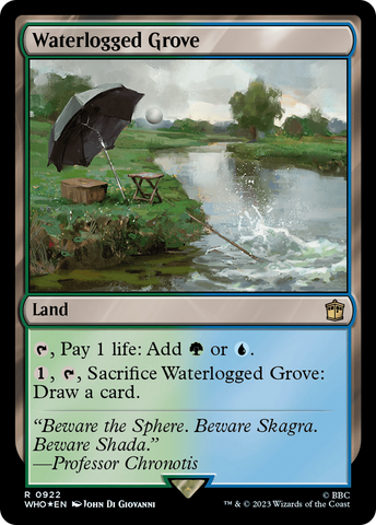 Waterlogged Grove (Surge Foil) [Doctor Who]