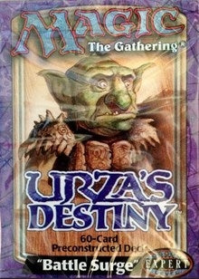 Image for Urza's Destiny Theme Deck - Battle Surge - Magic: The Gathering
