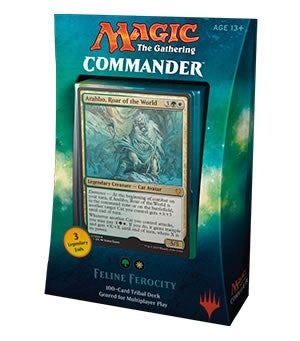 Image for Commander 2017 Deck - Feline Ferocity - Magic: The Gathering
