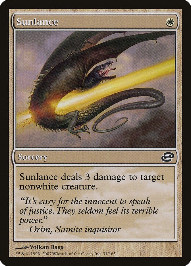Image for Sunlance (31) - Magic: The Gathering