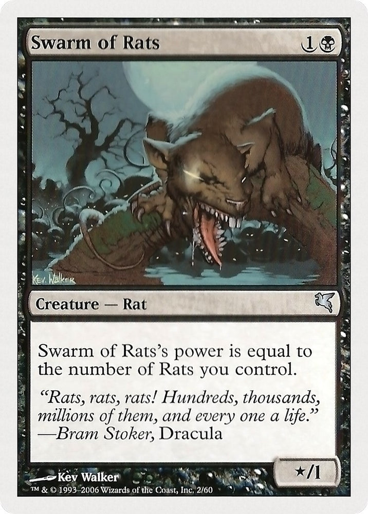 Image for Swarm of Rats (2) (2) - Magic: The Gathering