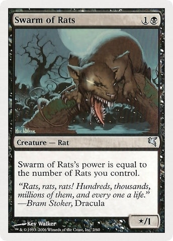Image for Swarm of Rats (2) (2) - Magic: The Gathering