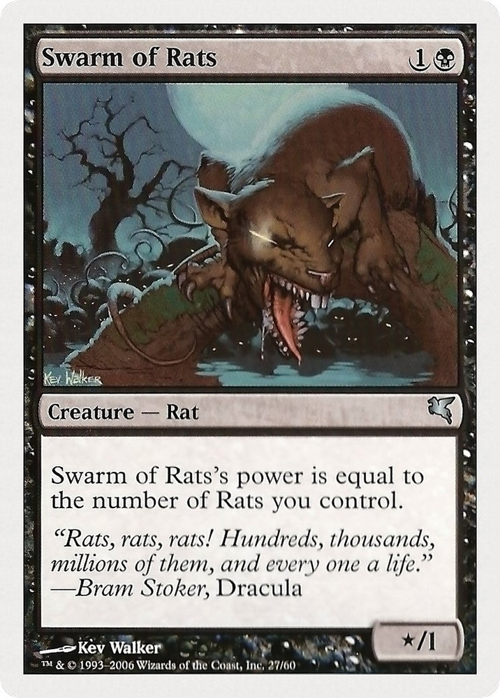 Image for Swarm of Rats (27) (27) - Magic: The Gathering