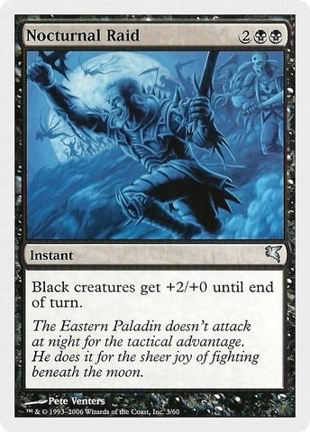 Image for Nocturnal Raid (3) - Magic: The Gathering