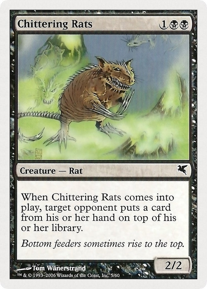 Image for Chittering Rats (5) (5) - Magic: The Gathering