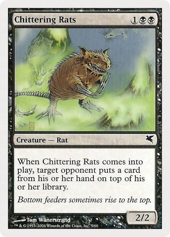Image for Chittering Rats (5) (5) - Magic: The Gathering