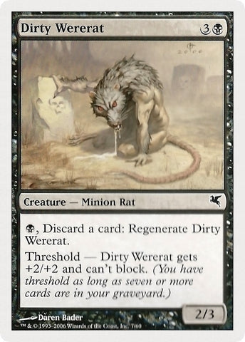 Image for Dirty Wererat (7) (7) - Magic: The Gathering