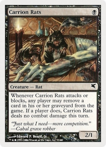 Image for Carrion Rats (53) (53) - Magic: The Gathering
