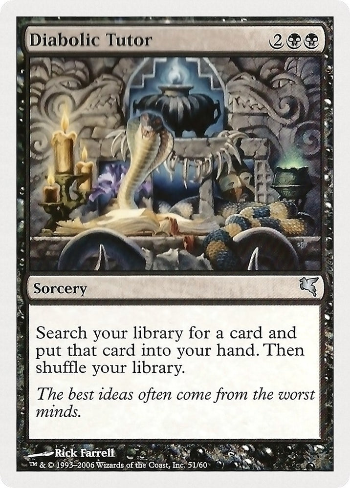 Image for Diabolic Tutor (51) - Magic: The Gathering