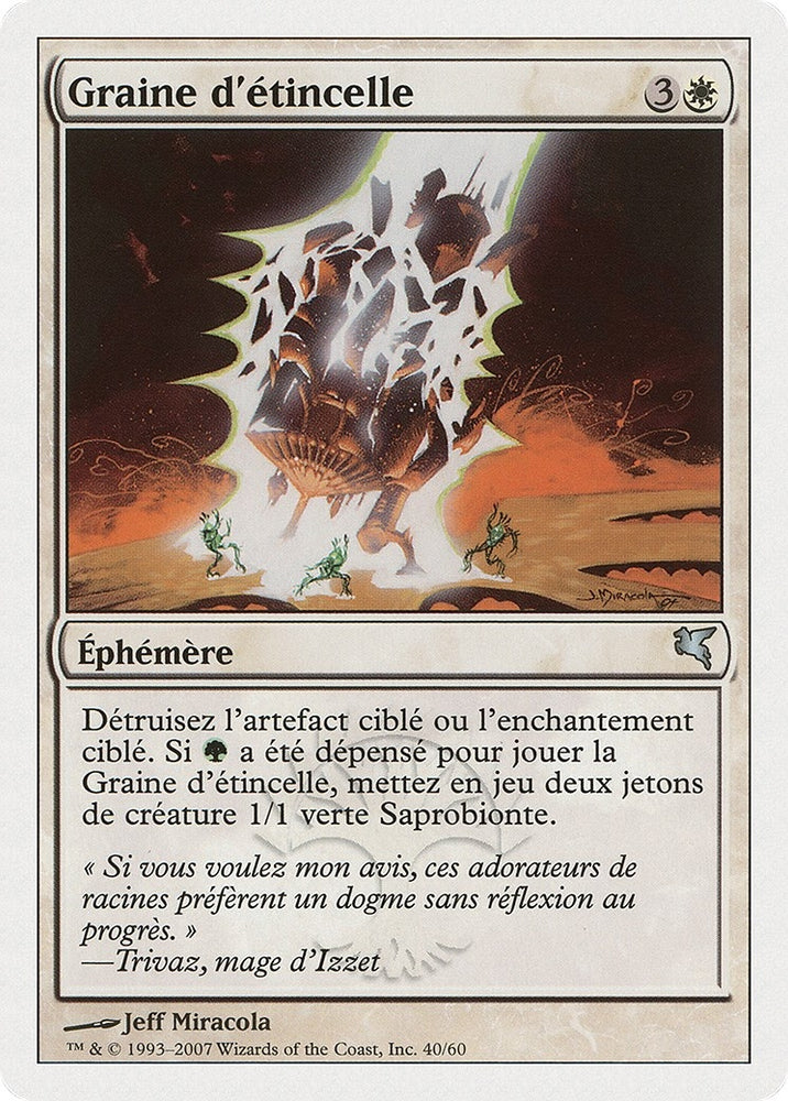 Image for Seed Spark (French) - "Graine d'etincelle" (J40) - Magic: The Gathering