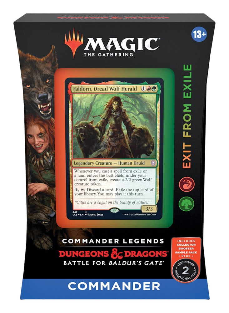 Image for Commander Legends: Battle for Baldur's Gate - Exit from Exile Commander Deck - Magic: The Gathering