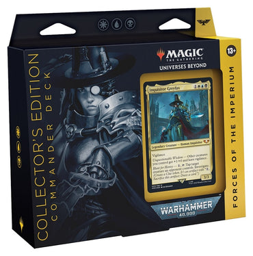 Image for Universes Beyond: Warhammer 40,000 - Forces of the Imperium Commander Deck (Collector's Edition) - Magic: The Gathering