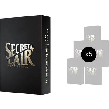 Image for Secret Lair Drop: Astrology Lands (Aquarius) Bundle - Traditional Foil Edition - Magic: The Gathering