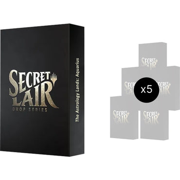 Image for Secret Lair Drop: Astrology Lands (Aquarius) Bundle - Non-Foil Edition - Magic: The Gathering
