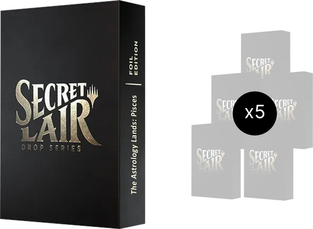 Image for Secret Lair: Astrology Lands (Pisces) Bundle - Traditional Foil Edition - Magic: The Gathering