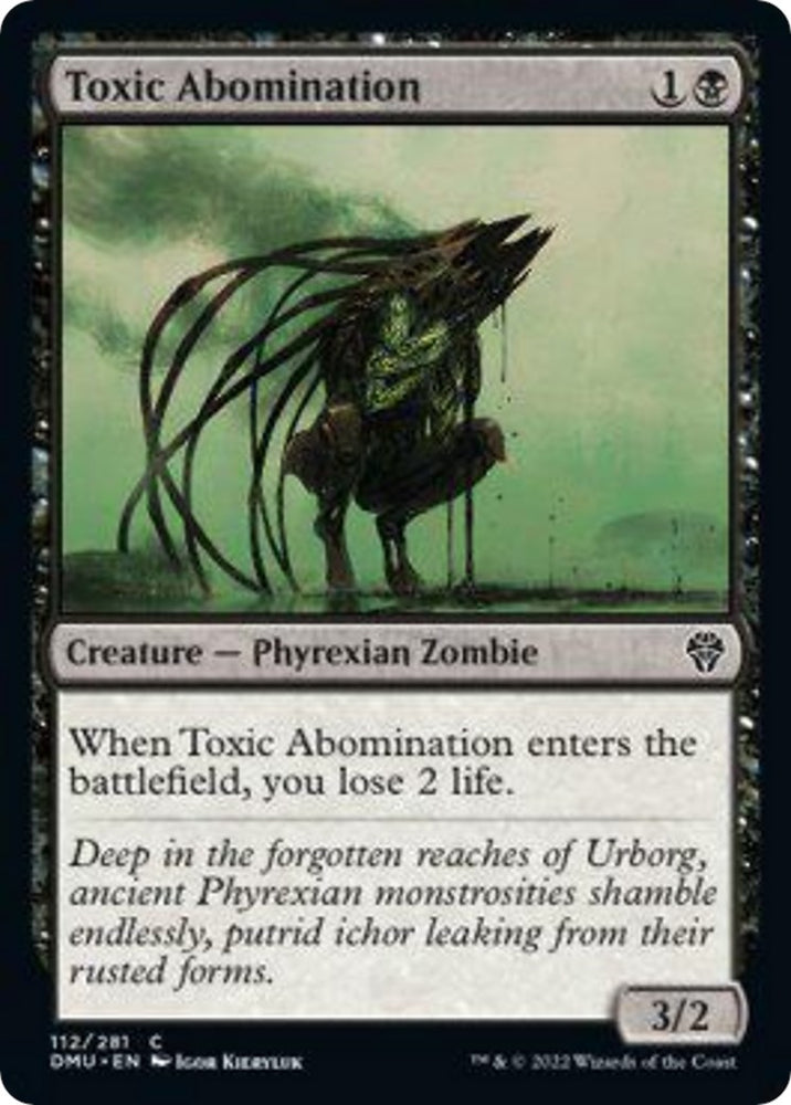 Image for Toxic Abomination (112) - Magic: The Gathering