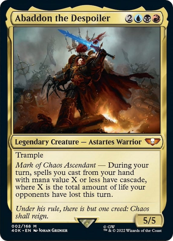 Image for Abaddon the Despoiler (Surge Foil) (2) - Magic: The Gathering