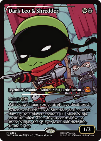 Dark Leo & Shredder (Showcase) [Teenage Mutant Ninja Turtles]