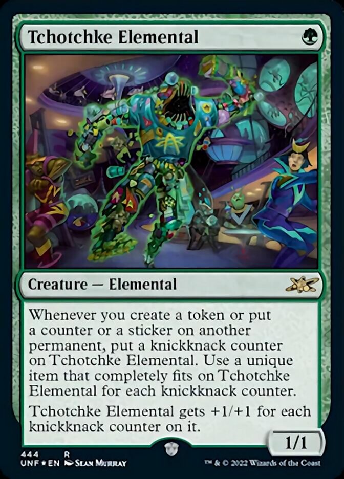 Tchotchke Elemental (Galaxy Foil) [Unfinity]