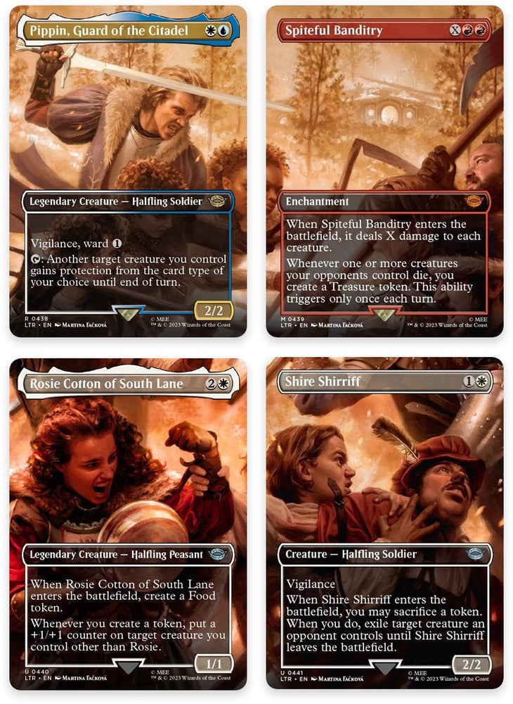 Image for The Scouring of the Shire Scene [Set of 4] (438-441) - Magic: The Gathering