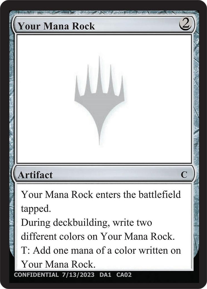 Image for Your Mana Rock - Magic: The Gathering