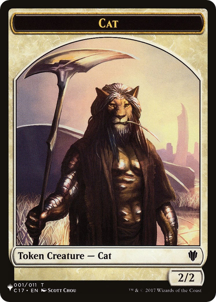Image for Cat (001) // Citizen Double-Sided Token (1 // 12) - Magic: The Gathering