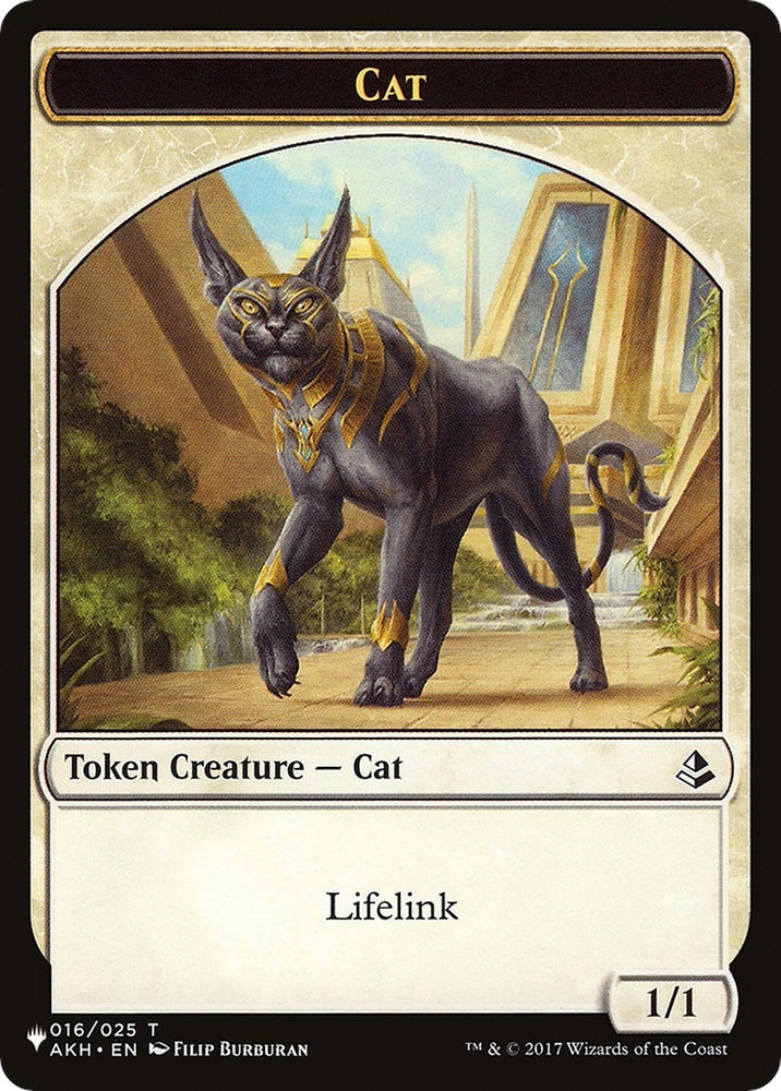 Image for Cat (016) // Dog Double-Sided Token (16 // 10) - Magic: The Gathering