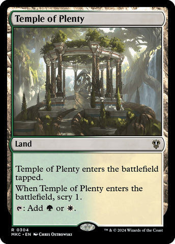 Temple of Plenty [Murders at Karlov Manor Commander]