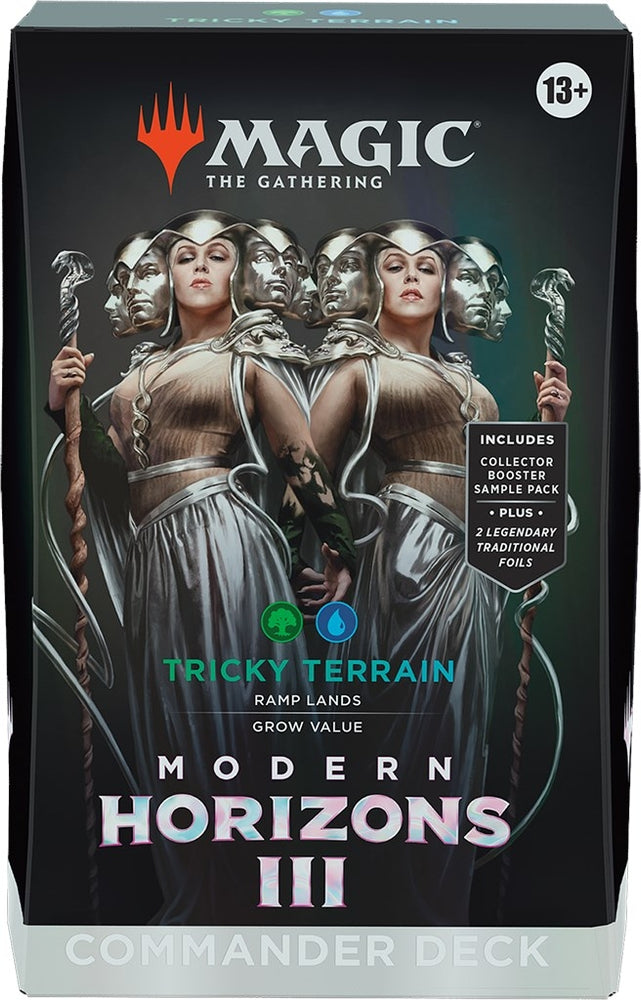 Image for Modern Horizons 3 Commander Deck - Tricky Terrain - Magic: The Gathering