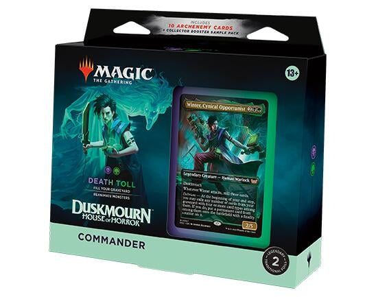 Image for Duskmourn: House of Horror Commander Deck - Death Toll - Magic: The Gathering