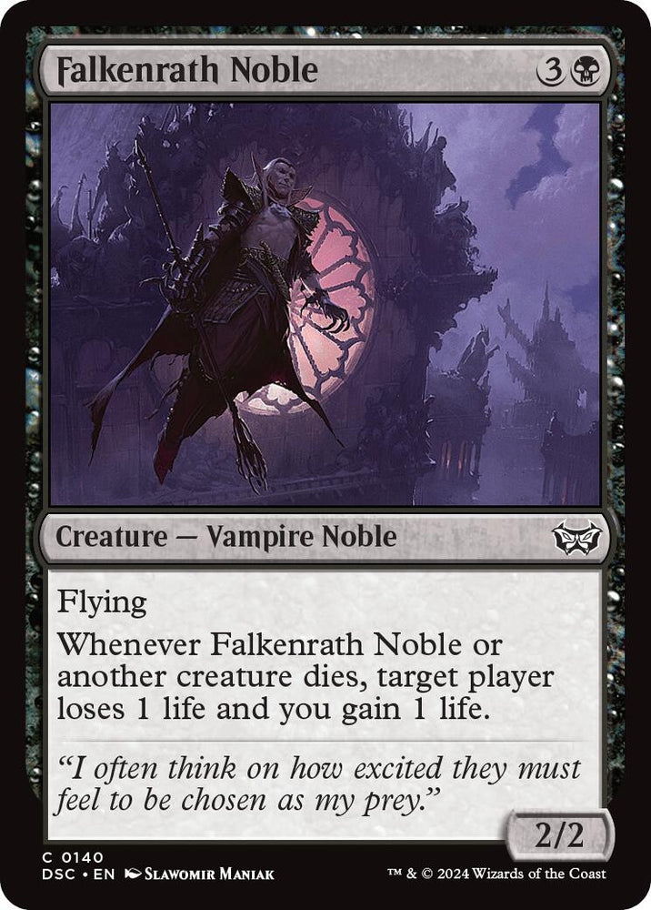 Falkenrath Noble [Duskmourn: House of Horror Commander]