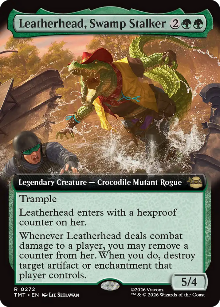 Leatherhead, Swamp Stalker (Extended Art) [Teenage Mutant Ninja Turtles]