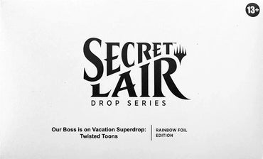 Image for Secret Lair Drop: Our Boss is on Vacation Superdrop: Twisted Toons - Rainbow Foil Edition - Magic: The Gathering