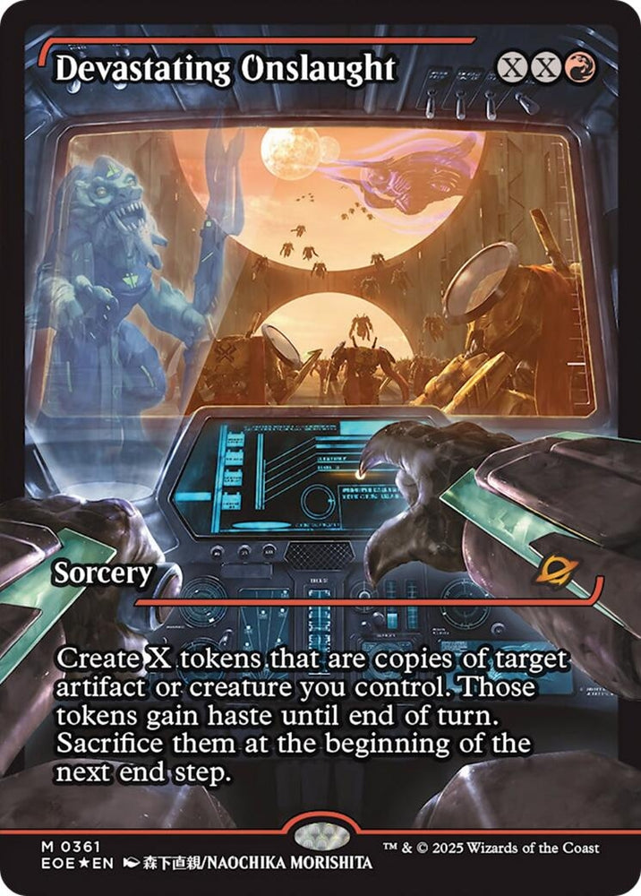 Devastating Onslaught (0361) (Showcase) [Edge of Eternities]