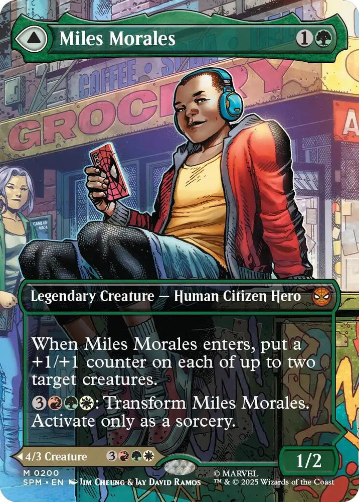 Miles Morales (0200) (Borderless) [Marvel's Spider-Man]