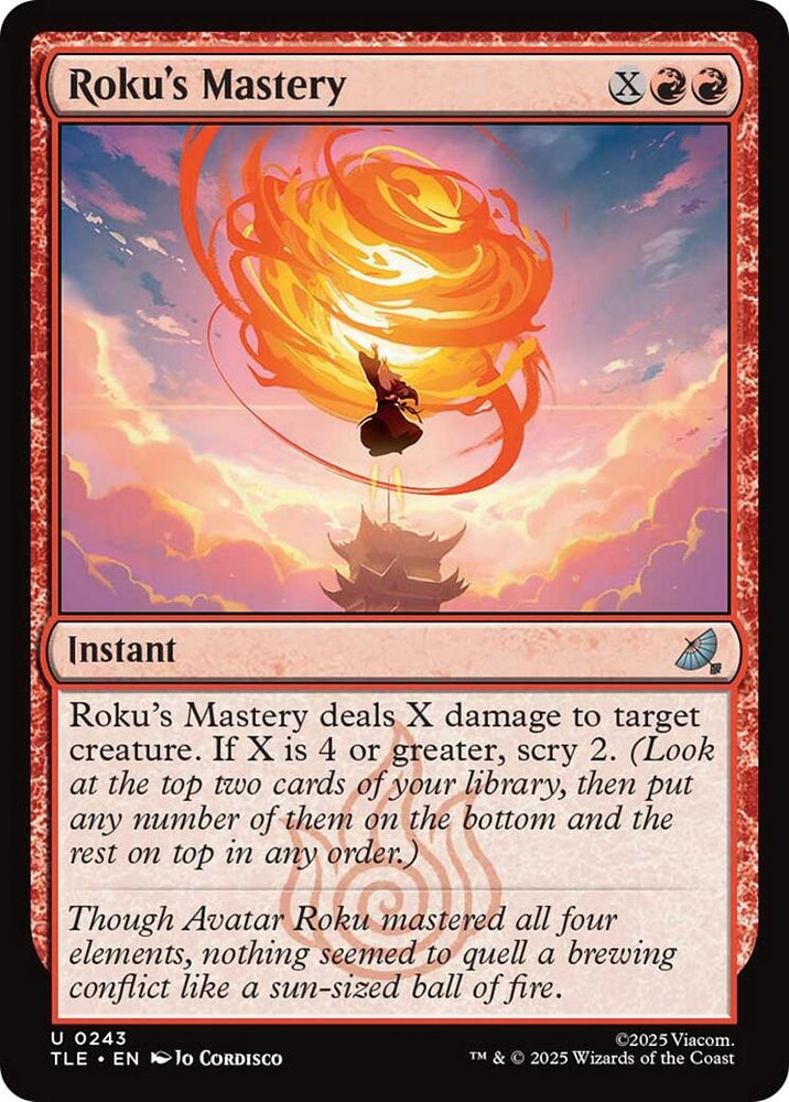 Roku's Mastery [Avatar: The Last Airbender: Eternal-Legal]