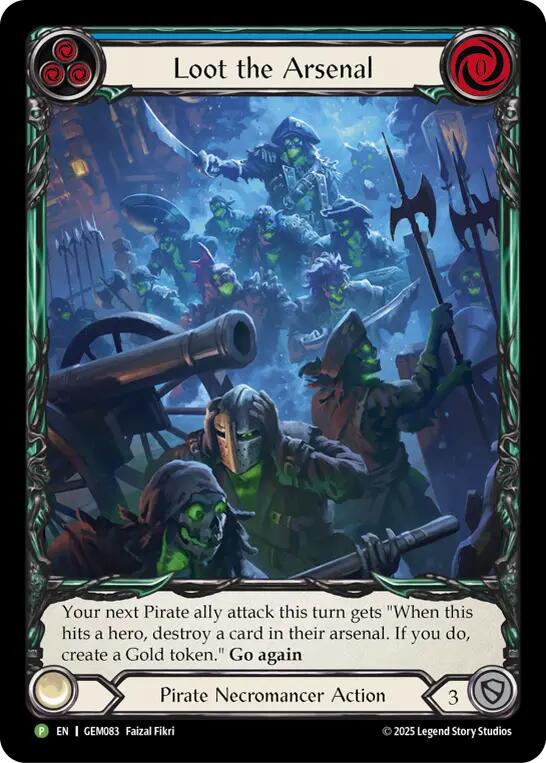 Loot the Arsenal [GEM083] (GEM Pack 3)  Rainbow Foil