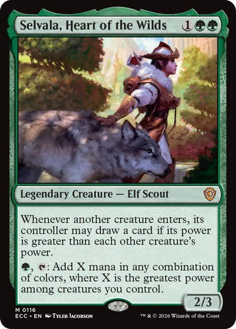 Image for Selvala, Heart of the Wilds (116) - Magic: The Gathering