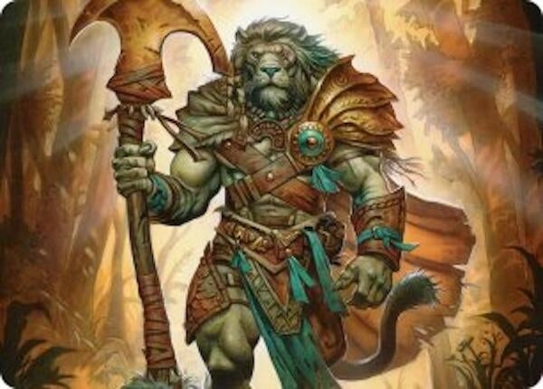 Ajani, Outland Chaperone Art Card (28)
