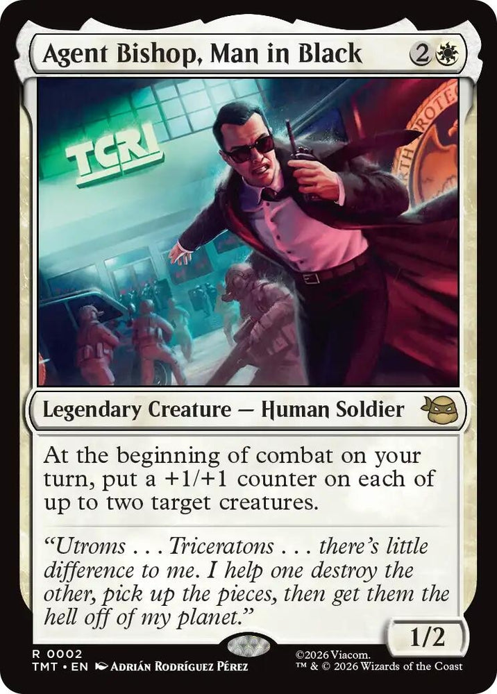 Image for Agent Bishop, Man in Black (2) (TMT) - Magic: The Gathering