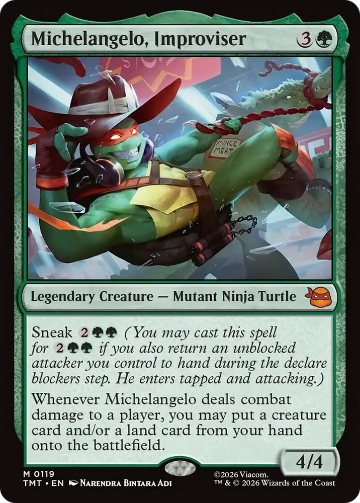 Image for Michelangelo, Improviser (119) - Magic: The Gathering