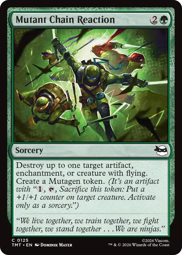 Image for Mutant Chain Reaction (125) (TMT) - Magic: The Gathering