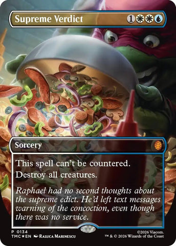 Supreme Verdict (Borderless) [Teenage Mutant Ninja Turtles Promos]