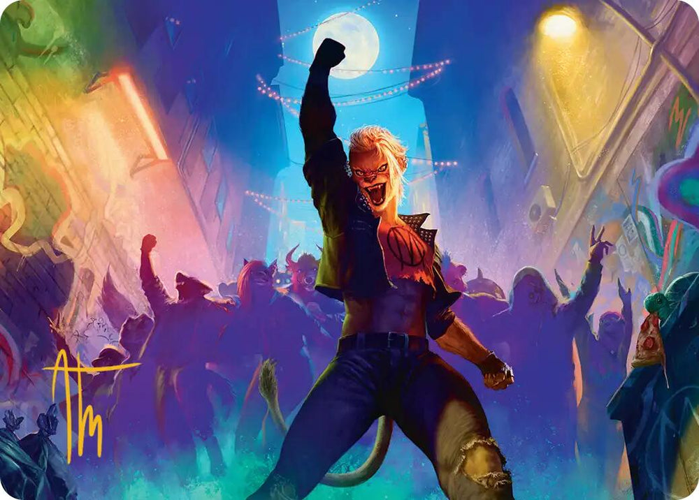 Sally Pride, Lioness Leader Art Card (Gold-Stamped Signature) [Teenage Mutant Ninja Turtles Art Series]