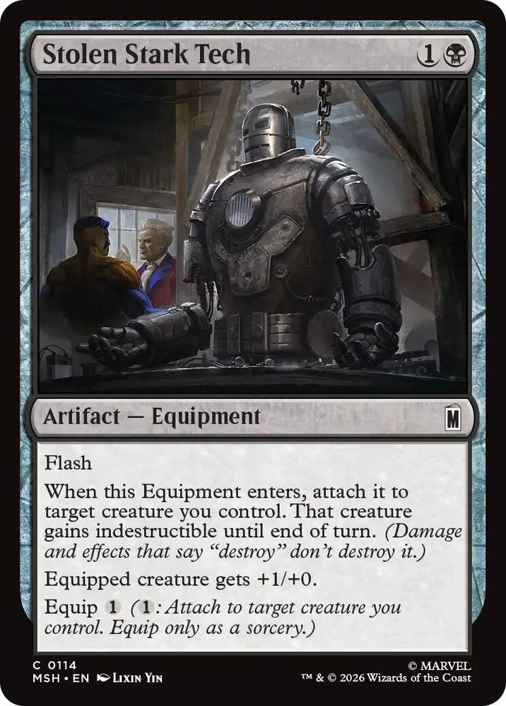 Image for Stolen Stark Tech (114) (MSH) - Magic: The Gathering