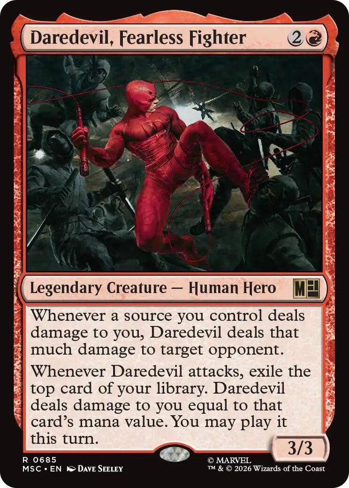 Image for Daredevil, Fearless Fighter (685) (MSC) - Magic: The Gathering