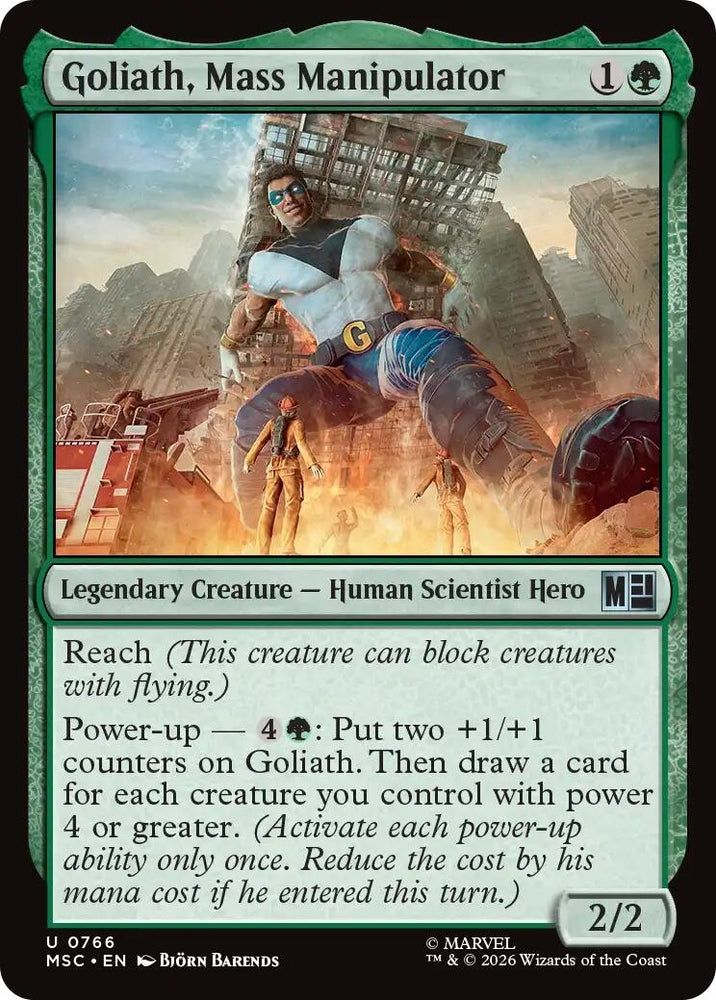 Image for Goliath, Mass Manipulator (766) (MSC) - Magic: The Gathering