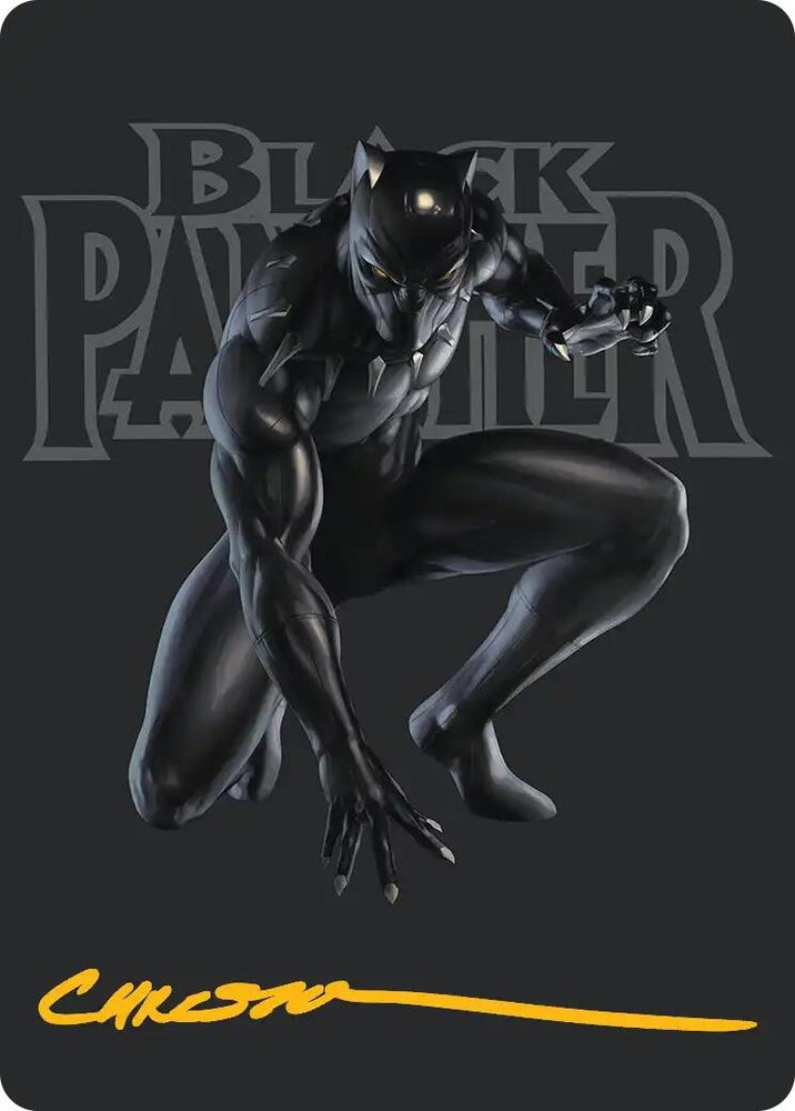 Image for Black Panther, Hope Enduring Art Card (Gold-Stamped Signature) (27) (AAMSH) - Magic: The Gathering