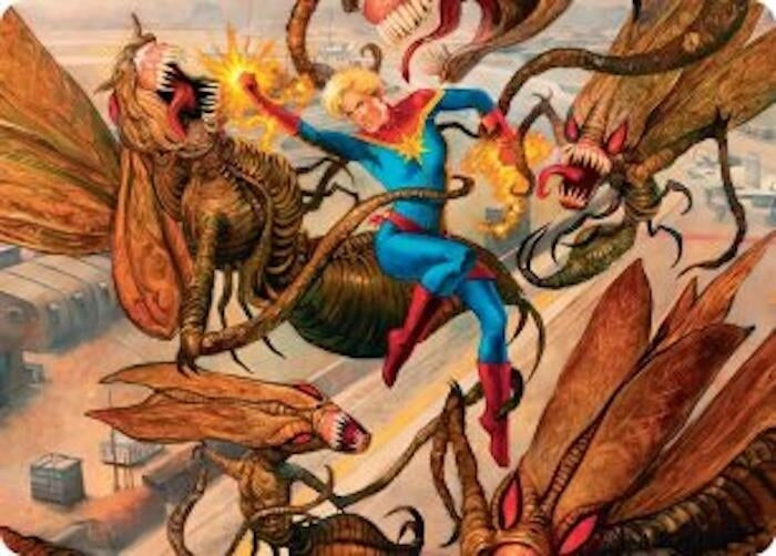Image for Captain Marvel, Apex Avenger Art Card (36) (AAMSH) - Magic: The Gathering